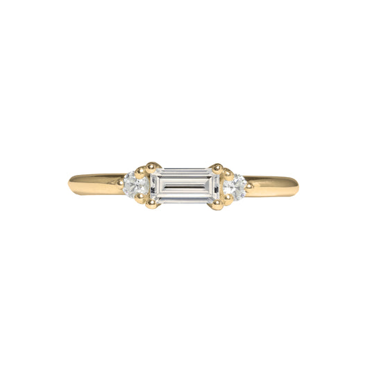 Baguette Diamond Promise Ring
